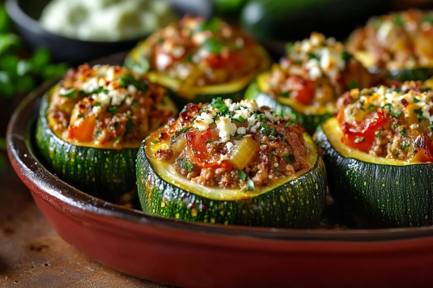 Mediterranean Stuffed Zucchini Recipes