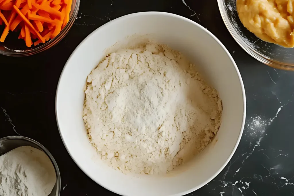 Ingredients for Carrot Banana Bread
