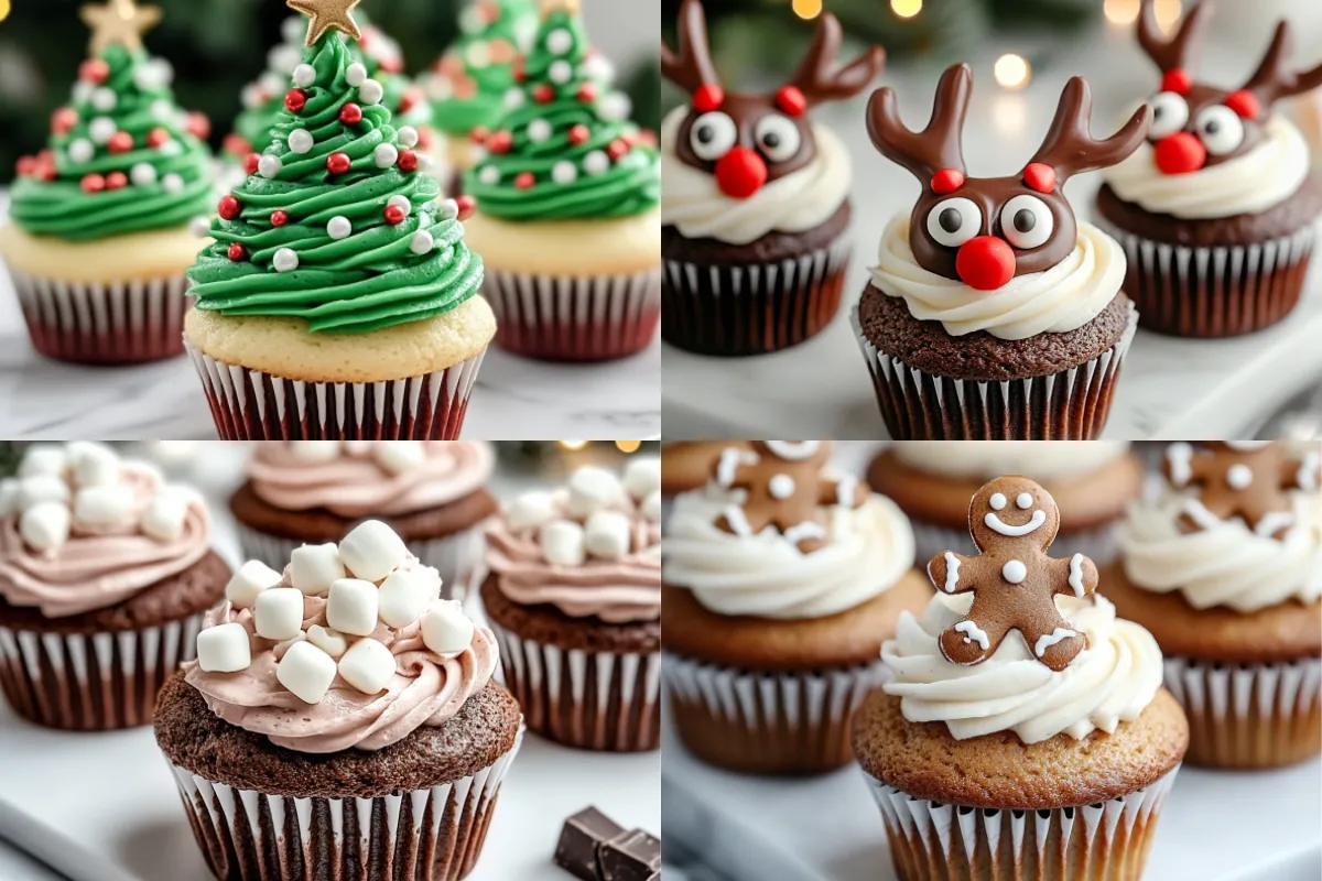 10 Fun & Festive Christmas Cupcake Recipes