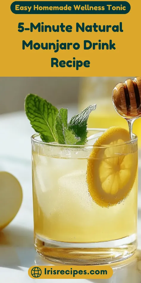 5-Minute Natural Mounjaro Drink Recipe