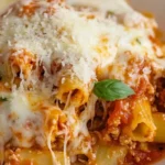 Cheesy ziti in slow cooker