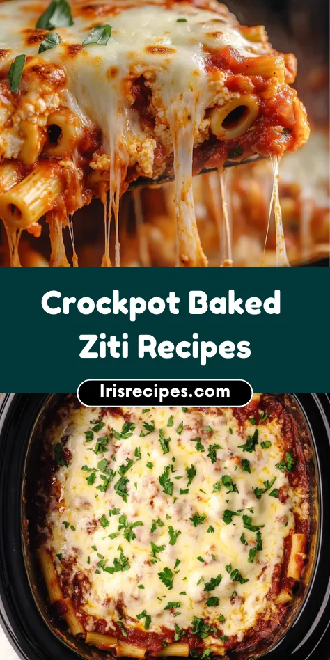 Cozy Crockpot Baked Ziti with Cottage Cheese