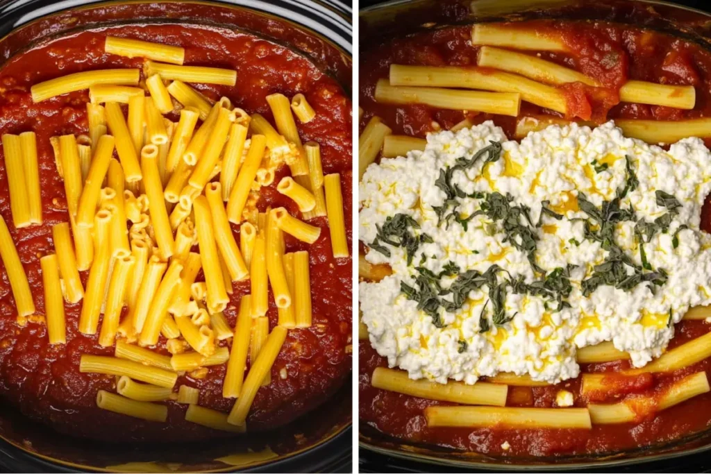 Crockpot Baked Ziti