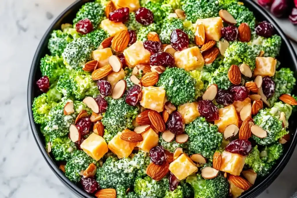 Easy Broccoli Salad Recipe with Citrus Poppyseed Dressing