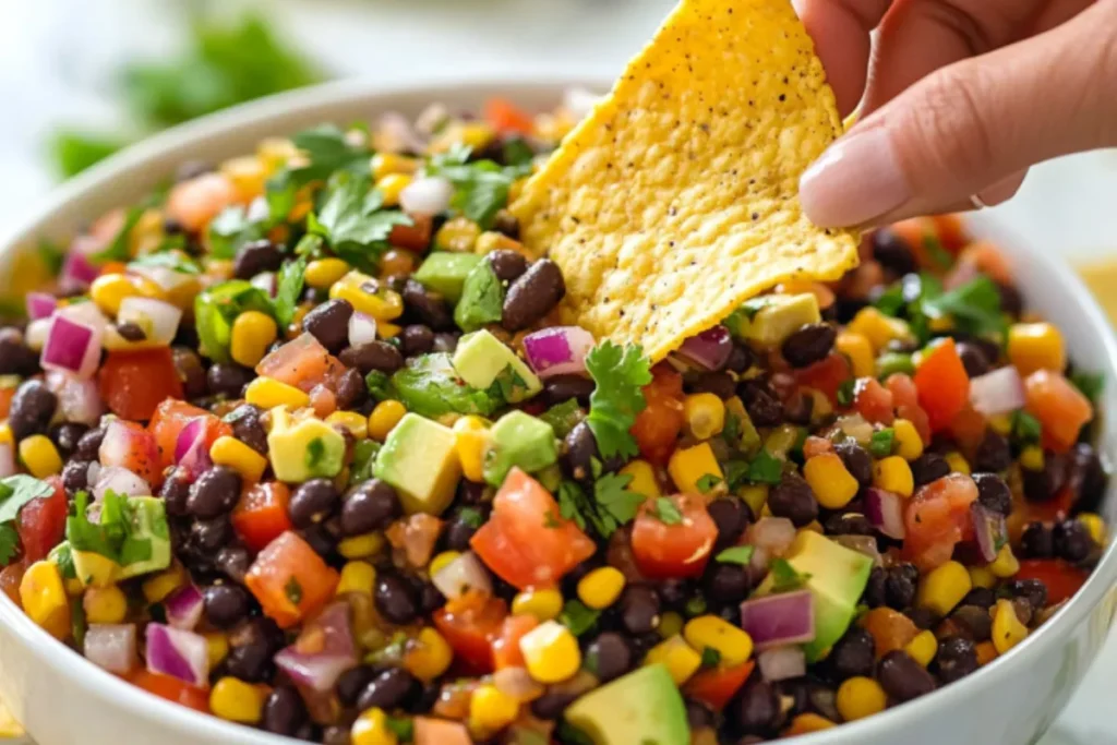 Easy Cowboy Caviar Recipe_ Fresh Texas-Style Bean Dip