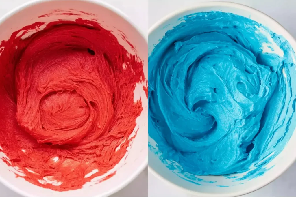 5-Ingredient Red White & Blue Cookies