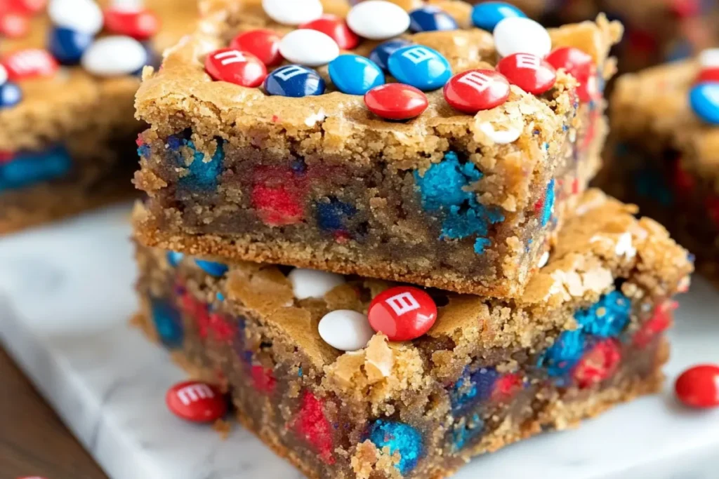 Best Fireworks Blondies for Independence Day