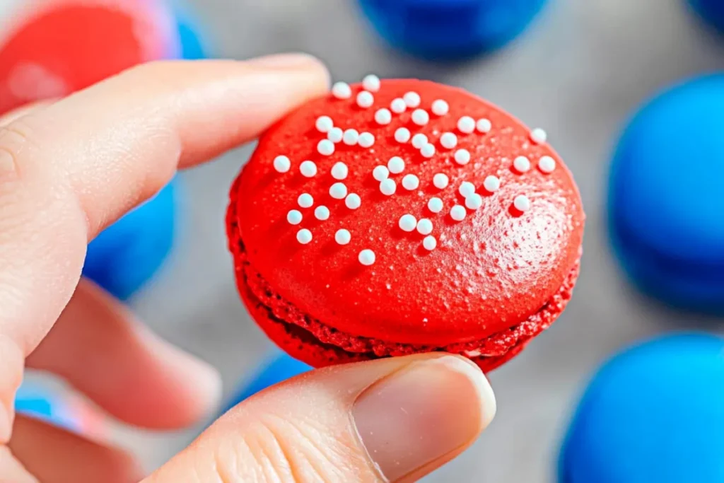 Easy 4th of July Macarons_ Perfect Patriotic Treats
