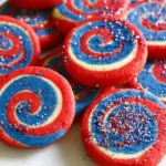 Make Perfect Patriotic Pinwheel Cookies for 4th of July