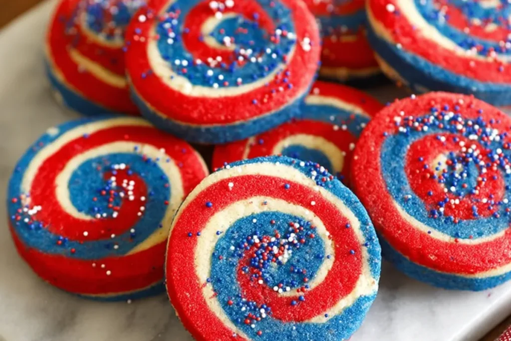 Patriotic Pinwheel Cookies_ Easy Red, White & Blue Treats