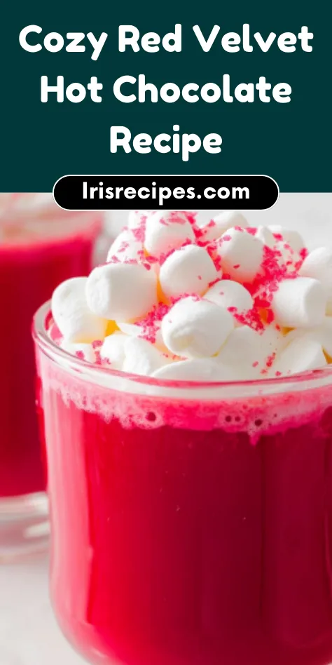 Cozy Red Velvet Hot Chocolate Recipe