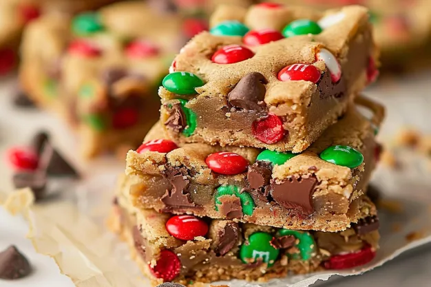 Easy Christmas Cookie Bars Recipe