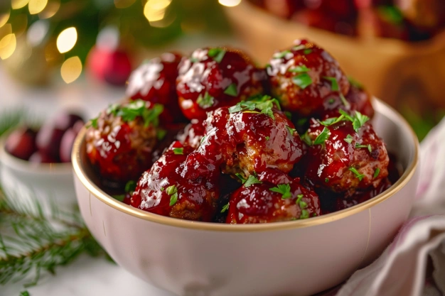 Easy Quick Cranberry Meatballs recipe