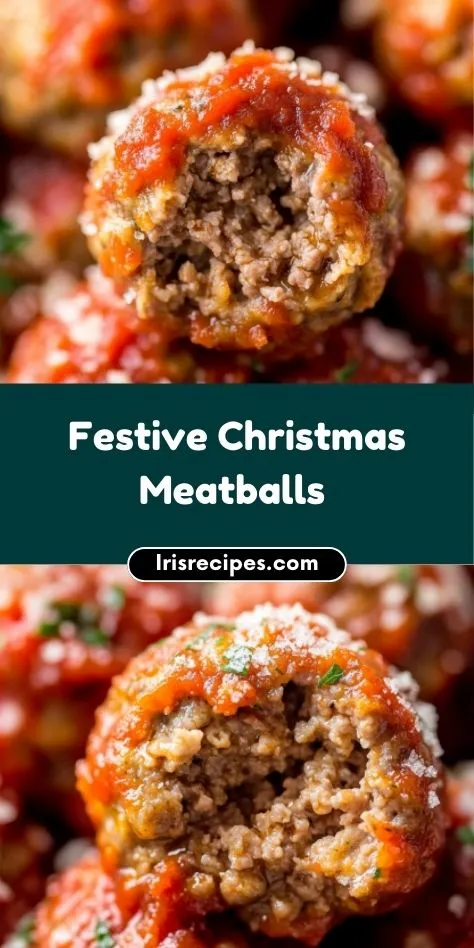 Festive Christmas Meatballs - Perfect Holiday Appetizer