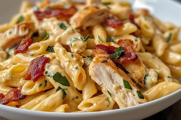 How to Make Chicken Bacon Ranch Pasta