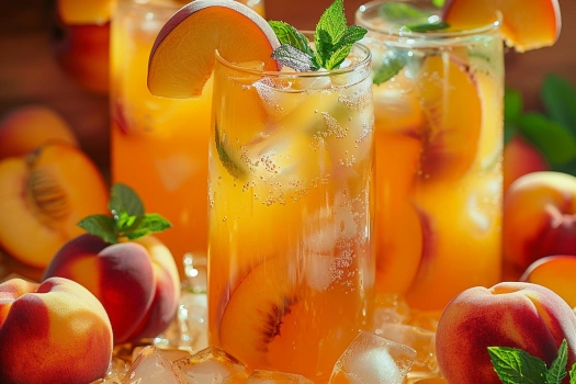 How to Make a Refreshing Peach Lemonade