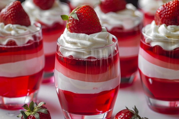 Ingredients You’ll Need for Layered Strawberry Jello Cups