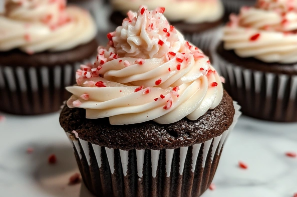 Peppermint Mocha Cupcakes