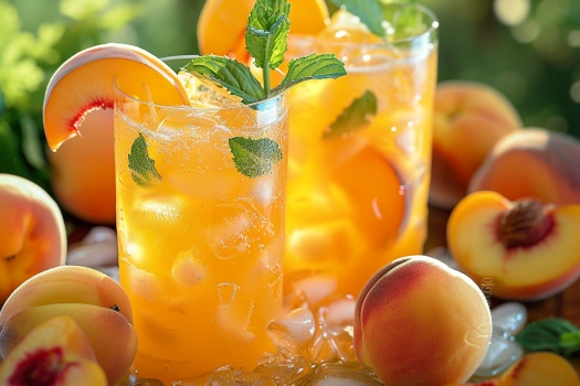 Refreshing Peach Lemonade