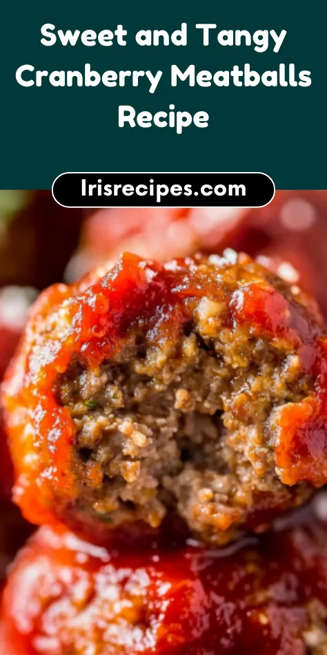 Sweet and Tangy Cranberry Meatballs Recipe