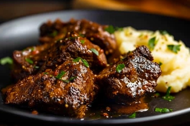 Cajun Garlic Butter Steak Bites