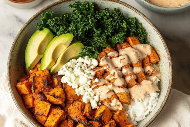 Chicken & Sweet Potato Rice Bowl