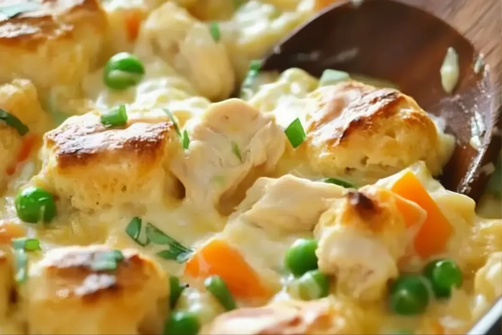 Chicken and Biscuits Casserole