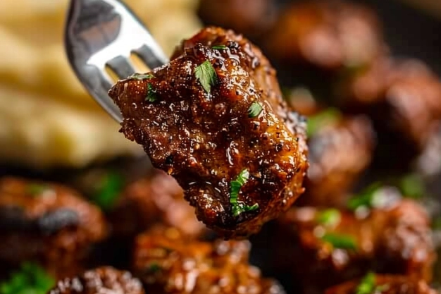 Easy Cajun Garlic Butter Steak Bites