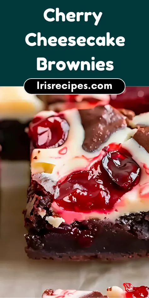 Easy Cherry Cheesecake Brownies Recipe