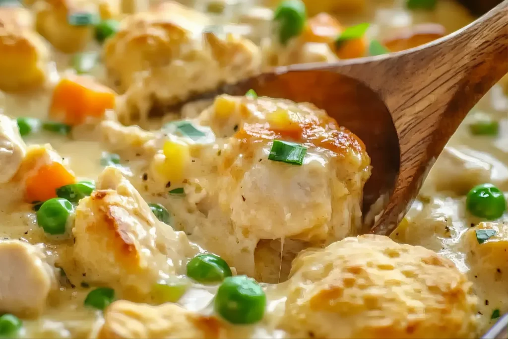 Easy Chicken and Biscuits Casserole