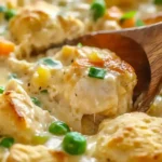 Easy Chicken and Biscuits Casserole