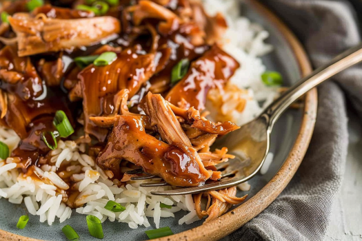 Easy Crock Pot Bourbon Chicken recipe