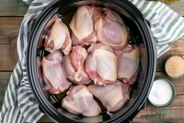 Easy Crock Pot Bourbon Chicken