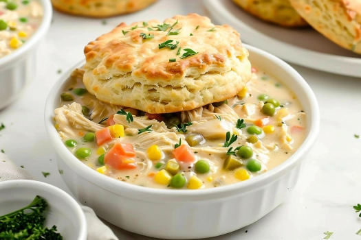 Easy Slow Cooker Chicken Pot Pie