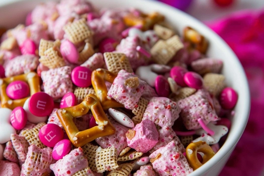 Easy Valentine's Day Puppy Chow Recipe