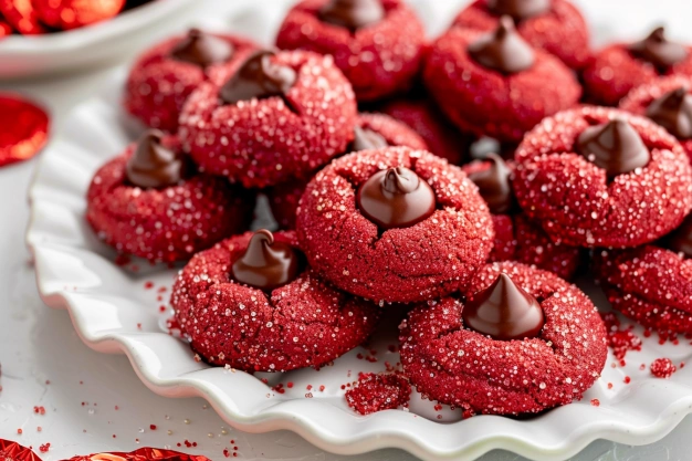 Hershey’s Red Velvet Blossoms Cookies Recipes