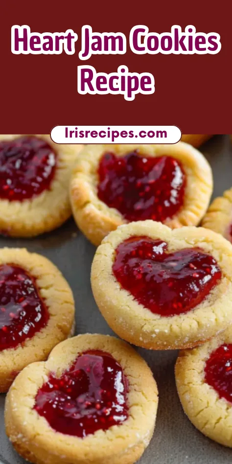 Homemade Heart Jam Cookies – Perfect for Gifting