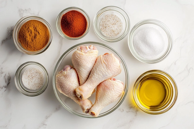 Ingredients For Damn Air Fryer Chicken Legs