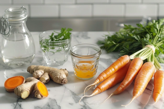 Ingredients for Carrot Juice Recipe