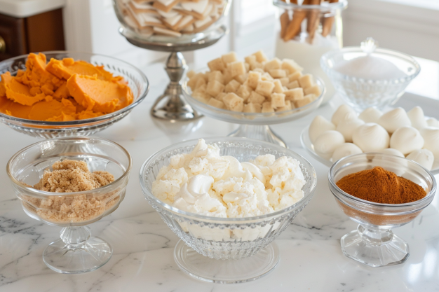 Ingredients for Pumpkin Delight Bars
