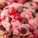 Maraschino Cherry Chocolate Chip Cookies