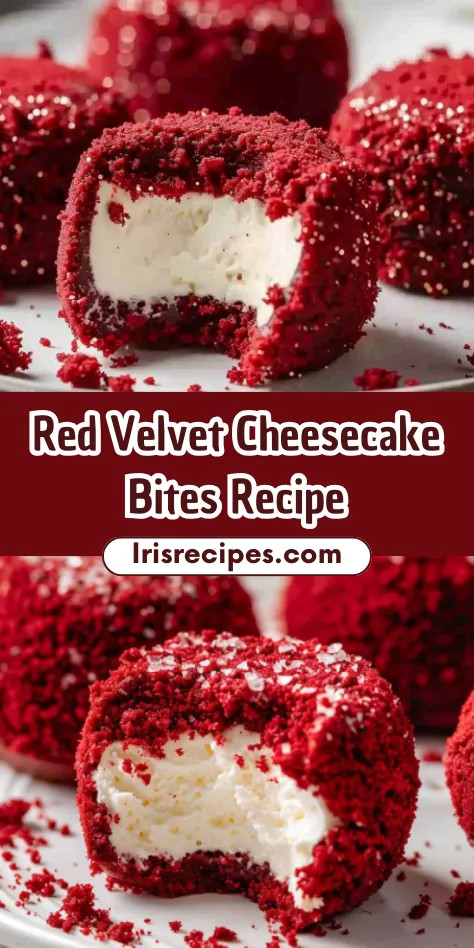 Red Velvet Cheesecake Bites Easy Dessert Recipe