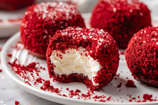 Red Velvet Cheesecake Bites