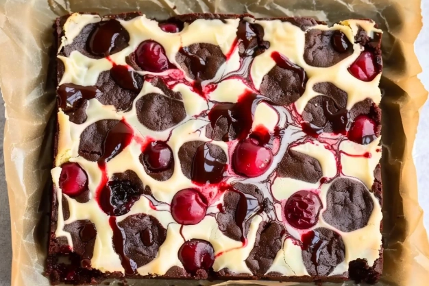 Step-by-Step Instructions for Cherry Cheesecake Brownies recipe