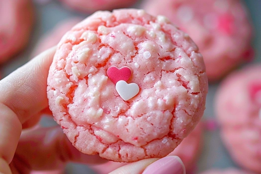 Valentine’s Day Cake Mix Cookies