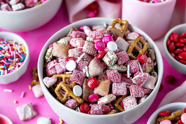 Valentine's Day Puppy Chow Recipe