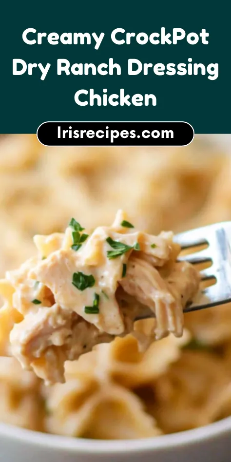 5-Ingredient Creamy CrockPot Ranch Chicken Easy & Delicious