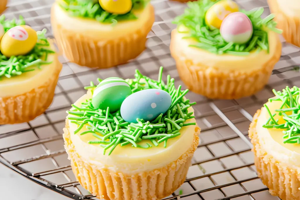 Assemble & Decorate Mini Easter Cheesecakes Recipe