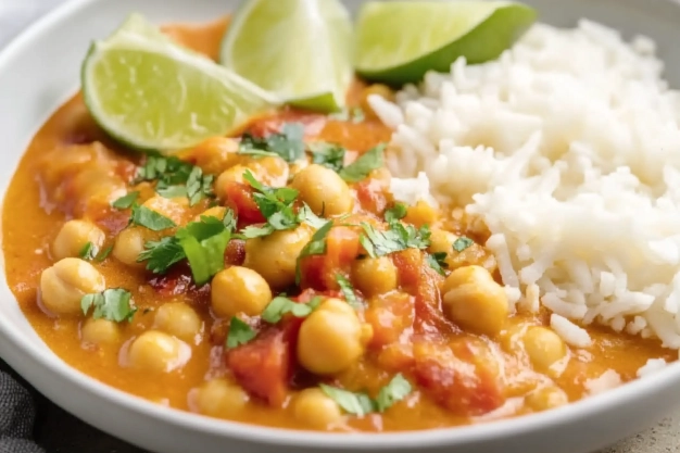 Best Creamy Vegan Coconut Chickpea Curry Recipe