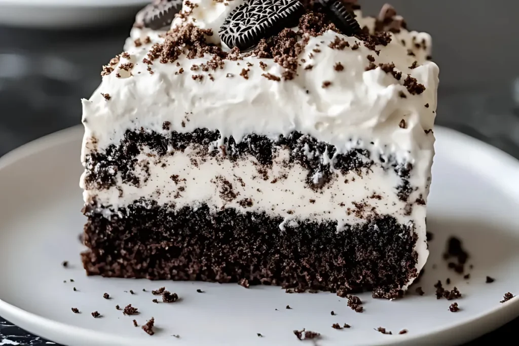 Best Oreo Poke Cake